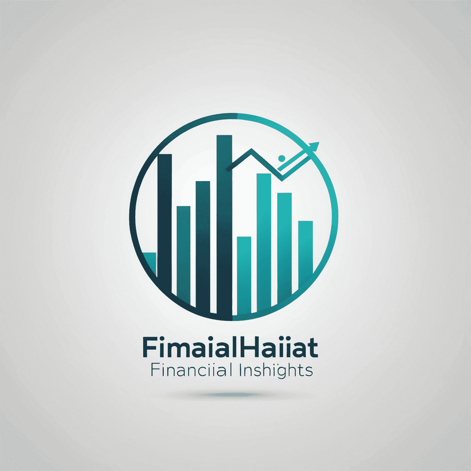 Financial Insights Logo: A modern, minimalist design featuring a stylized graph or chart icon next to the company name