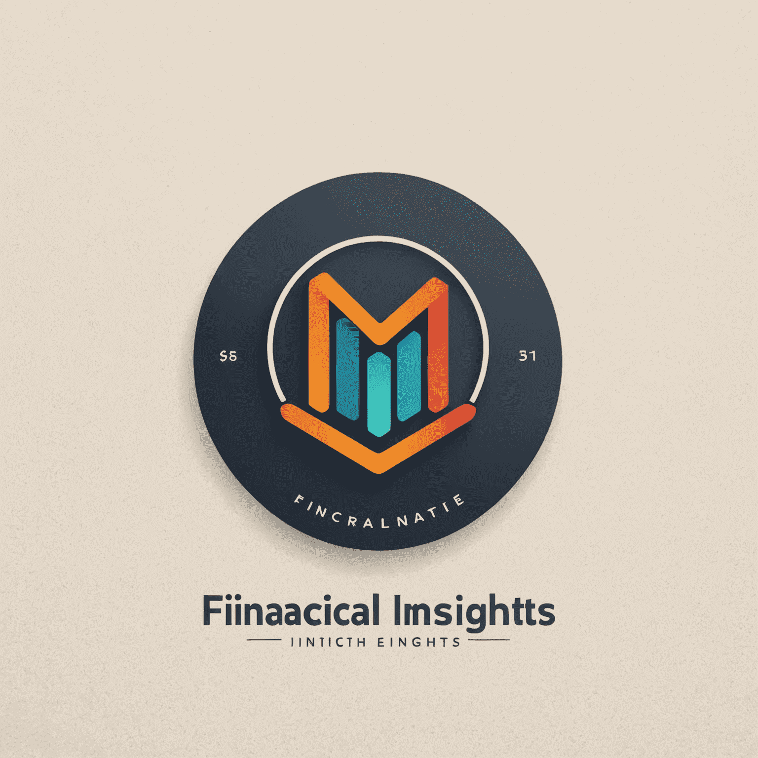 Financial Insights Logo: A modern, minimalist design featuring a stylized graph or chart icon next to the company name
