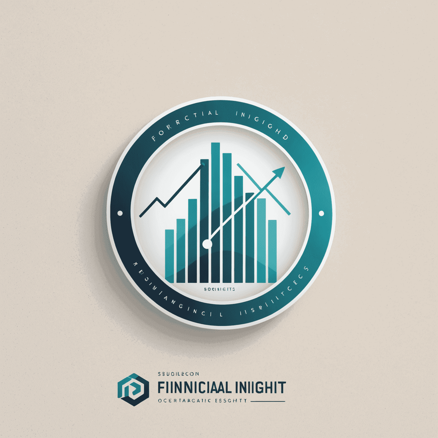 Financial Insights Logo: A modern, minimalist design featuring a stylized graph or chart icon next to the company name