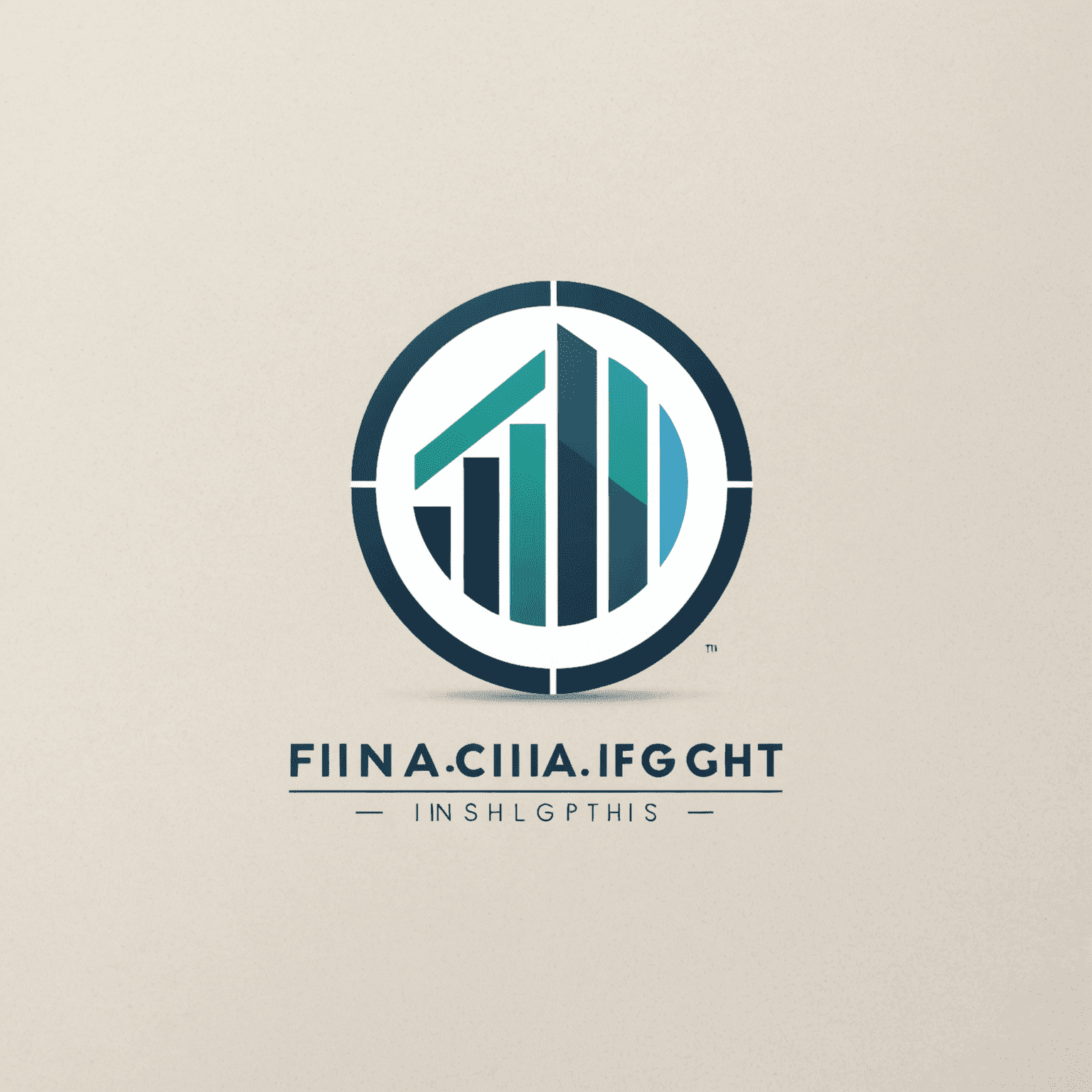 Financial Insights Logo: A modern, minimalist design featuring a stylized graph or chart icon next to the company name